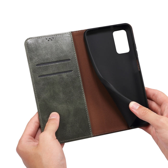 Estuche para teléfono de cuero con textura de caballo loco de cera simple, For Xiaomi 12/12S, For Xiaomi 12 Pro/12S Pro, For Xiaomi 12X