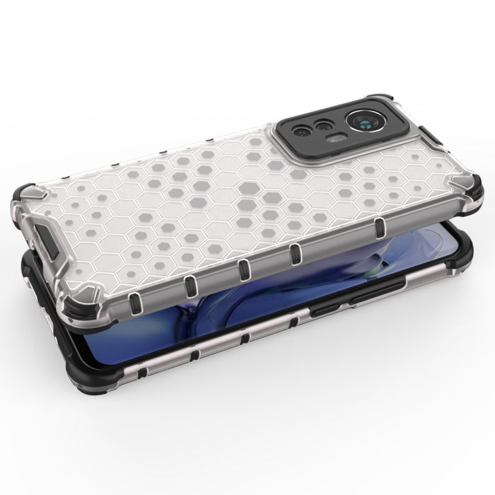 Caja del teléfono PC + TPU a prueba de golpes Honeycomb, For Xiaomi 12 5G, For Xiaomi 12 Pro