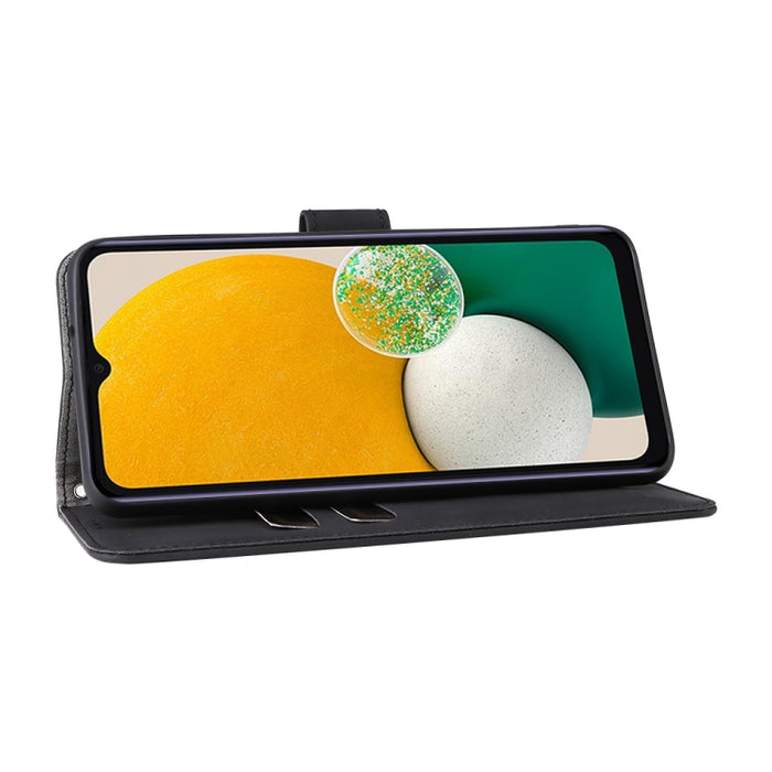 Caja del teléfono de la PU de la textura del becerro de la hebilla magnética de la sensación de la piel, For Samsung Galaxy A13 4G, For Sharp Aquos Wish SHG06, For Xiaomi 12 5G, For OnePlus 10 Pro 5G