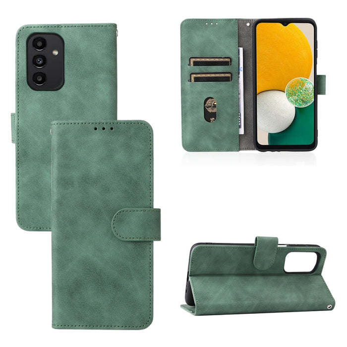 Caja del teléfono de la PU de la textura del becerro de la hebilla magnética de la sensación de la piel, For Samsung Galaxy A13 4G, For Sharp Aquos Wish SHG06, For Xiaomi 12 5G, For OnePlus 10 Pro 5G