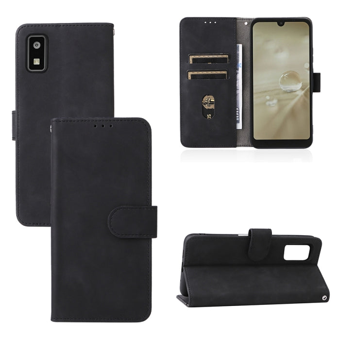 Caja del teléfono de la PU de la textura del becerro de la hebilla magnética de la sensación de la piel, For Samsung Galaxy A13 4G, For Sharp Aquos Wish SHG06, For Xiaomi 12 5G, For OnePlus 10 Pro 5G
