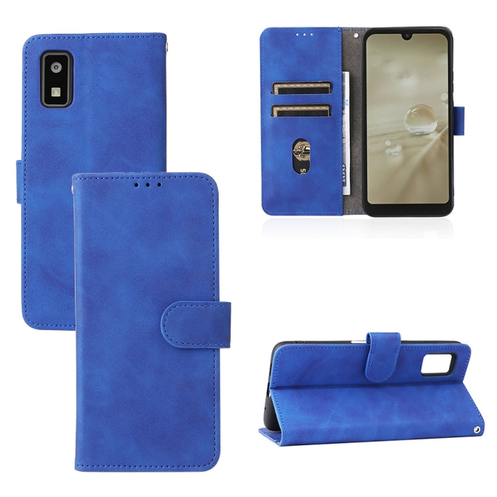 Caja del teléfono de la PU de la textura del becerro de la hebilla magnética de la sensación de la piel, For Samsung Galaxy A13 4G, For Sharp Aquos Wish SHG06, For Xiaomi 12 5G, For OnePlus 10 Pro 5G