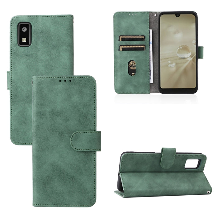 Caja del teléfono de la PU de la textura del becerro de la hebilla magnética de la sensación de la piel, For Samsung Galaxy A13 4G, For Sharp Aquos Wish SHG06, For Xiaomi 12 5G, For OnePlus 10 Pro 5G