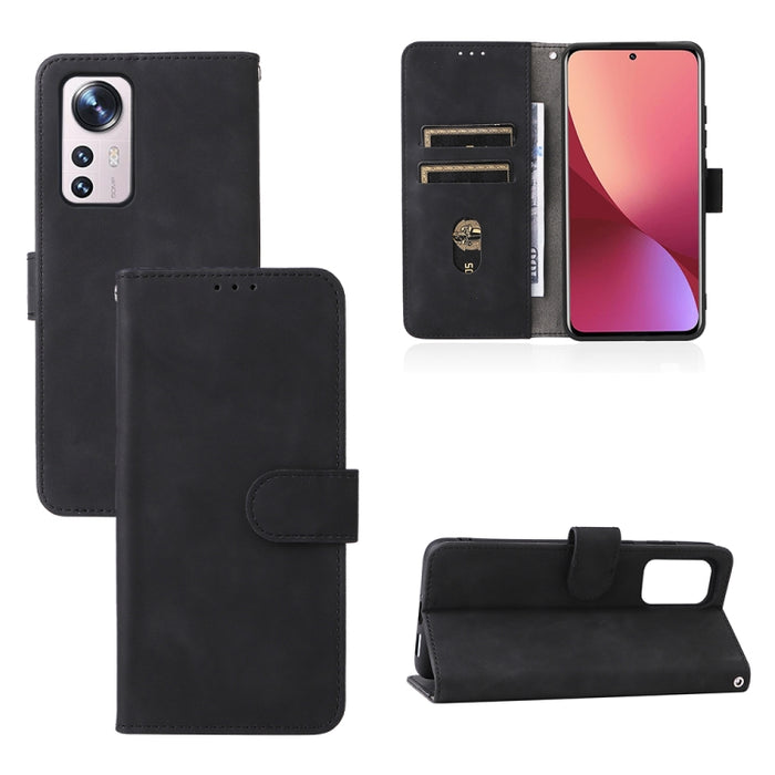 Caja del teléfono de la PU de la textura del becerro de la hebilla magnética de la sensación de la piel, For Samsung Galaxy A13 4G, For Sharp Aquos Wish SHG06, For Xiaomi 12 5G, For OnePlus 10 Pro 5G