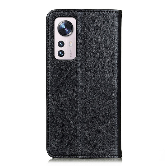 Estuche magnético para teléfono de cuero con textura de Crazy Horse, For Xiaomi 12 Pro, For Xiaomi 12 / 12X / 12S, For Xiaomi 12 / 12X