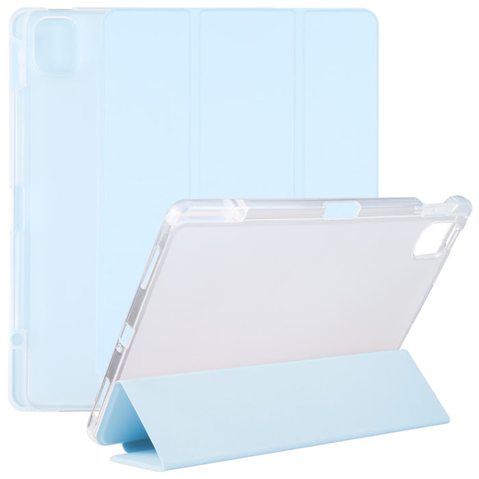 Ranura para bolígrafo Funda trasera transparente para tableta de cuero, For Xiaomi Mi Pad 5