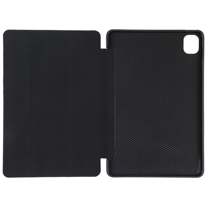 Estuche de tableta de cuero de tres pliegues de TPU, For Xiaomi Mi Pad 5