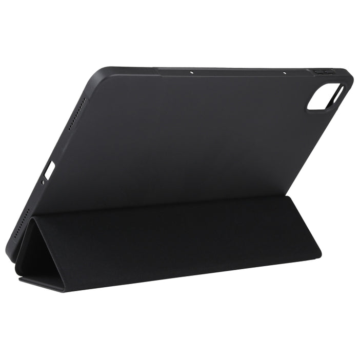 Estuche de tableta de cuero de tres pliegues de TPU, For Xiaomi Mi Pad 5