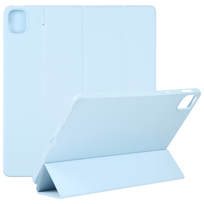 Estuche de tableta de cuero de tres pliegues de TPU, For Xiaomi Mi Pad 5