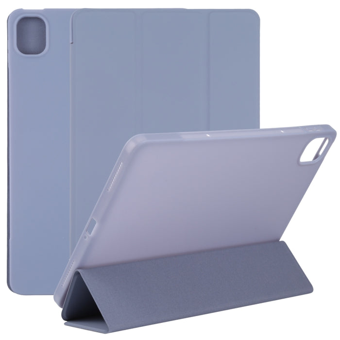 Estuche de tableta de cuero de tres pliegues de TPU, For Xiaomi Mi Pad 5