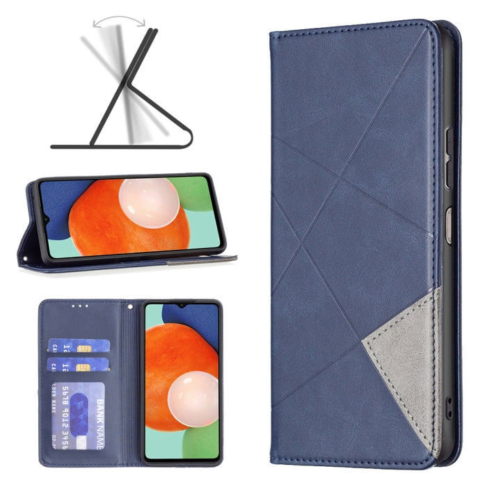 Estuche para teléfono de cuero magnético invisible prismático, For Samsung Galaxy A13 4G, For Samsung Galaxy A33 5G, For Samsung Galaxy A73 5G, For Xiaomi 12