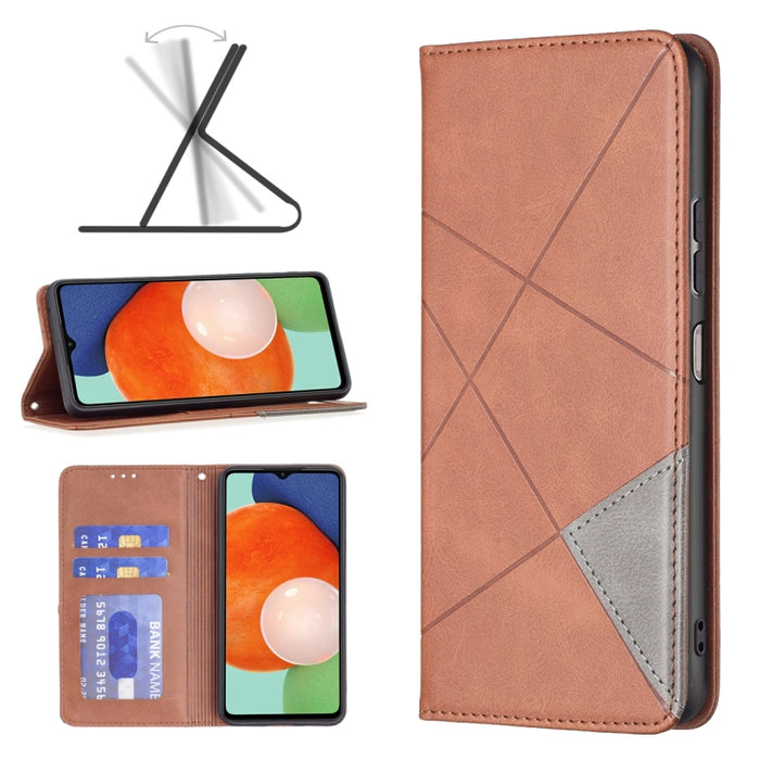 Estuche para teléfono de cuero magnético invisible prismático, For Samsung Galaxy A13 4G, For Samsung Galaxy A33 5G, For Samsung Galaxy A73 5G, For Xiaomi 12