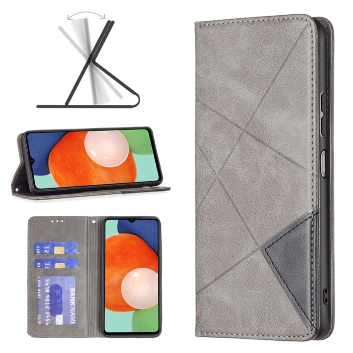 Estuche para teléfono de cuero magnético invisible prismático, For Samsung Galaxy A13 4G, For Samsung Galaxy A33 5G, For Samsung Galaxy A73 5G, For Xiaomi 12