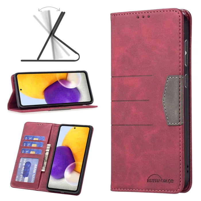 Caja de teléfono de cuero de empalme magnético, For Samsung Galaxy A13 4G, For Samsung Galaxy A33 5G, For Samsung Galaxy A73 5G, For Xiaomi 12
