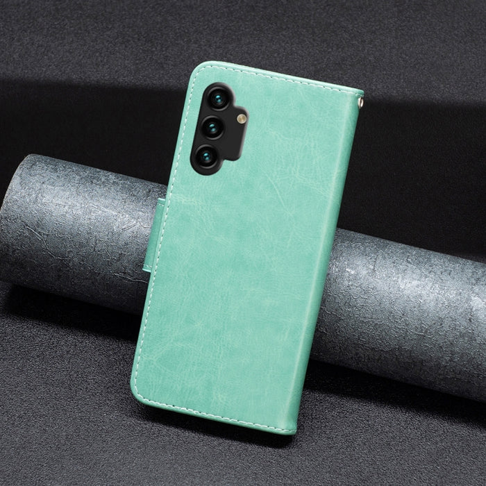 Estuche para teléfono de cuero con dos mariposas en relieve, For Samsung Galaxy A13 4G, For Samsung Galaxy A33 5G, For Samsung Galaxy A73 5G, For Xiaomi 12
