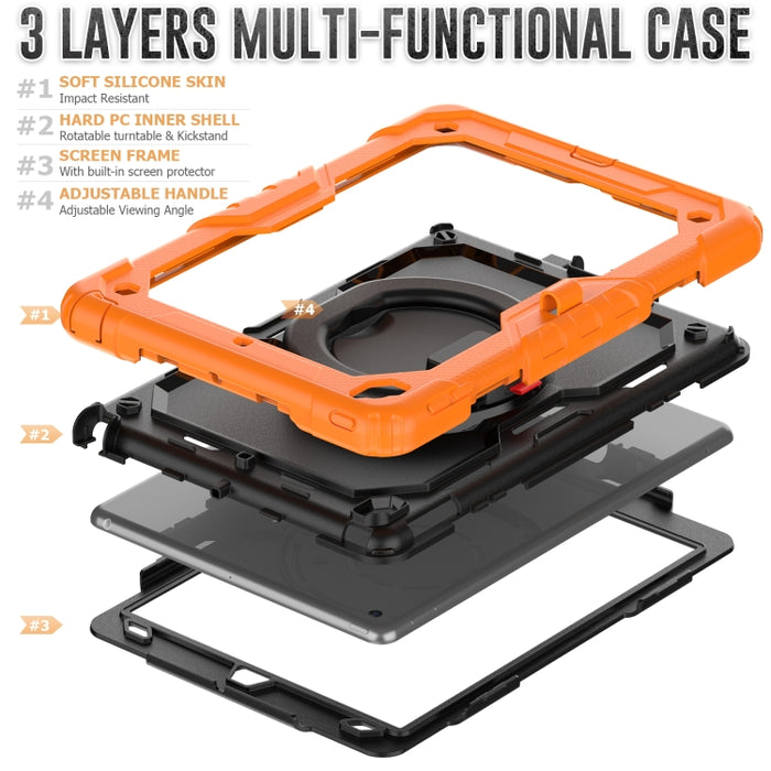 Funda de silicona + PC para tableta