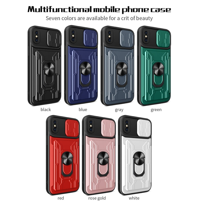 Estuche deslizante para teléfono con tarjeta Camshield