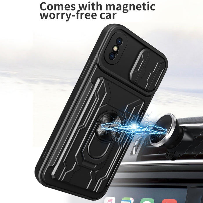Estuche deslizante para teléfono con tarjeta Camshield