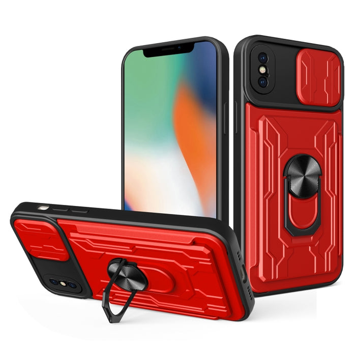 Estuche deslizante para teléfono con tarjeta Camshield