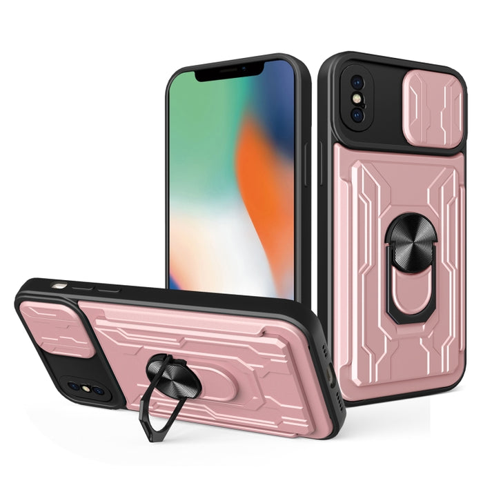Estuche deslizante para teléfono con tarjeta Camshield