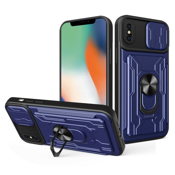 Estuche deslizante para teléfono con tarjeta Camshield