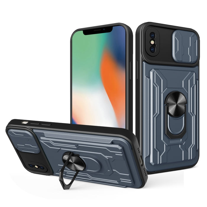 Estuche deslizante para teléfono con tarjeta Camshield