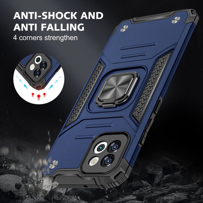 Armadura magnética TPU + Funda para teléfono con soporte para PC, For Motorola Moto G Pure, For Xiaomi Redmi Note 11, For Samsung Galaxy A03 164mm, For Samsung Galaxy A13 5G, For Samsung Galaxy A33 5G