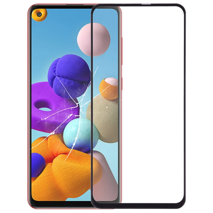 Lente de cristal exterior de la pantalla frontal con adhesivo OCA ópticamente transparente para Samsung Galaxy
