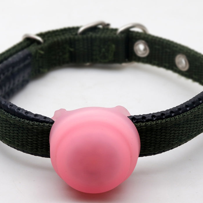 Pet Collar Anti-Lost Location Tracker Funda protectora de silicona con luz para AirTag