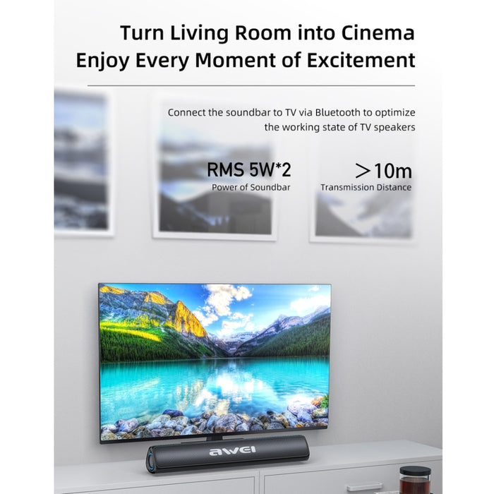 awei Y333 TWS Altavoz Bluetooth inalámbrico de escritorio