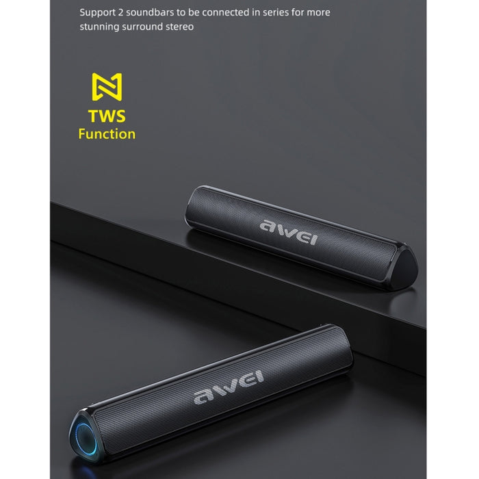 awei Y333 TWS Altavoz Bluetooth inalámbrico de escritorio