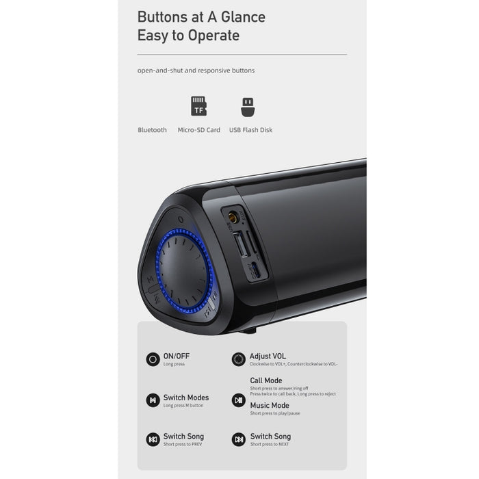 awei Y333 TWS Altavoz Bluetooth inalámbrico de escritorio