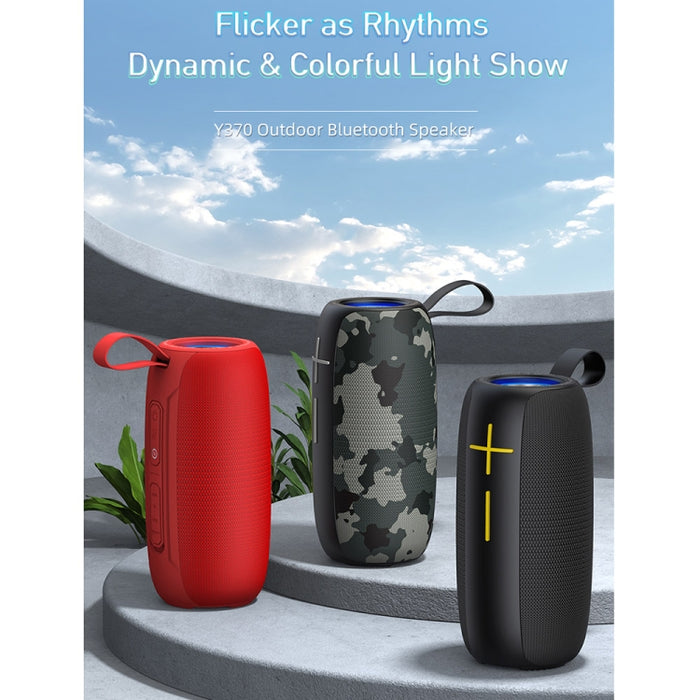 awei Y370 Altavoz Bluetooth impermeable para exteriores con luz colorida