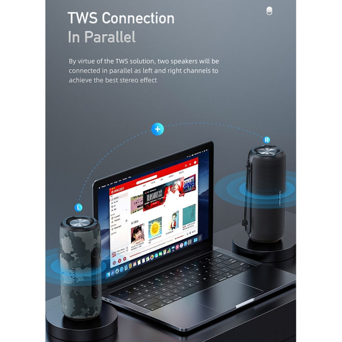 awei Y669 Altavoz Bluetooth inalámbrico TWS a prueba de agua para exteriores