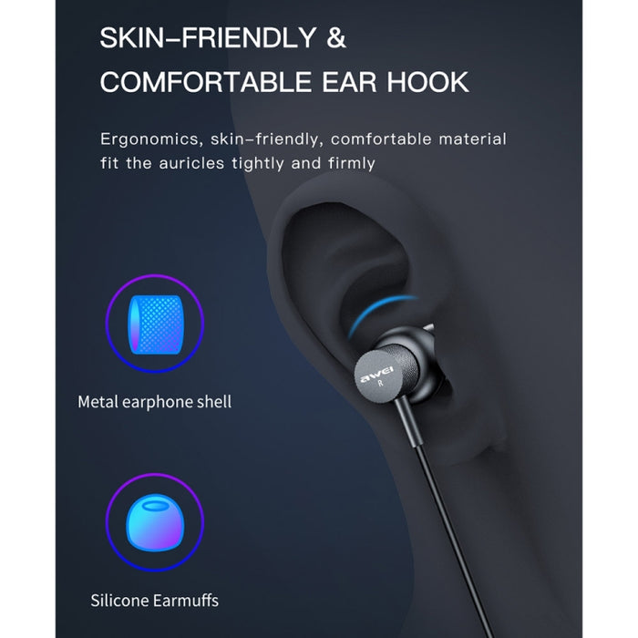 awei ES-180i In-ear E-sports Auricular con cable y micrófono