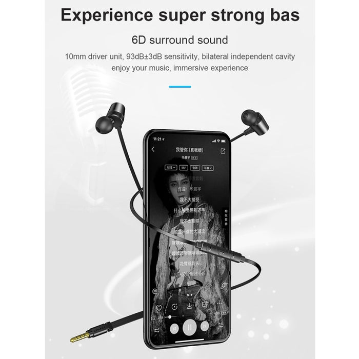 awei L1 Stereo Surround In-ear Auricular con cable