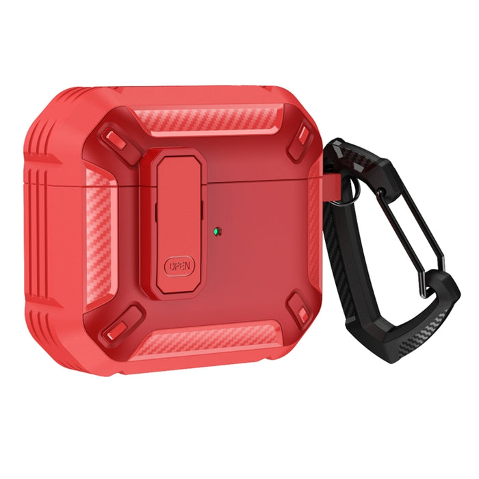 Funda protectora para auriculares Shield a prueba de golpes con gancho para AirPods 3