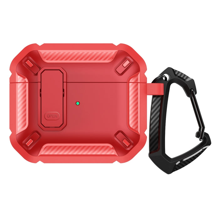 Funda protectora para auriculares Shield a prueba de golpes con gancho para AirPods 3
