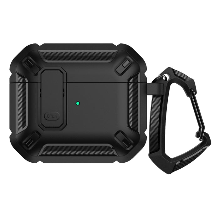 Funda protectora para auriculares Shield a prueba de golpes con gancho para AirPods 3