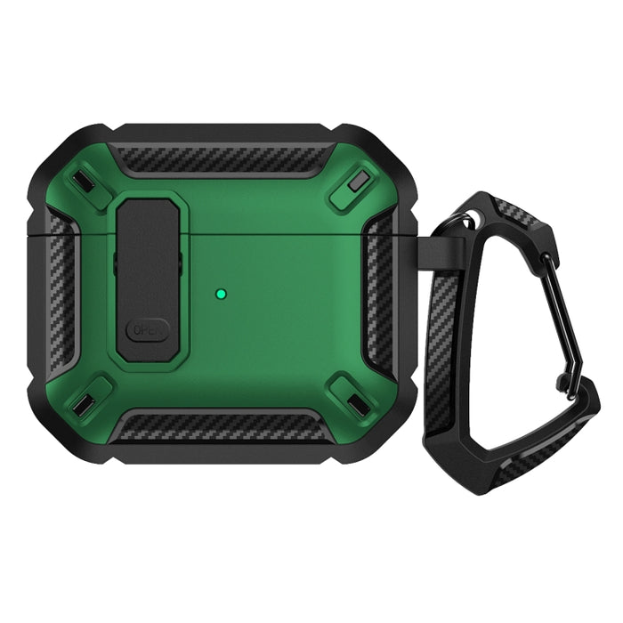 Funda protectora para auriculares Shield a prueba de golpes con gancho para AirPods 3