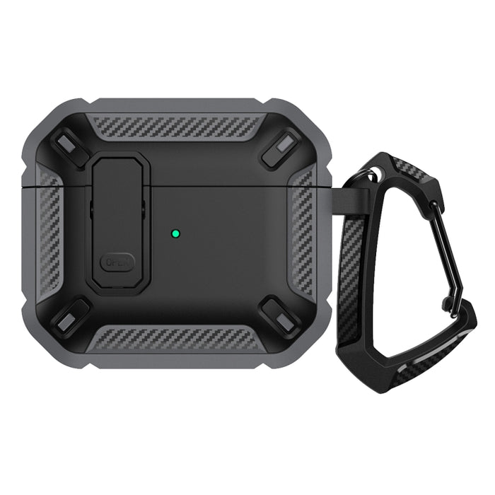 Funda protectora para auriculares Shield a prueba de golpes con gancho para AirPods 3