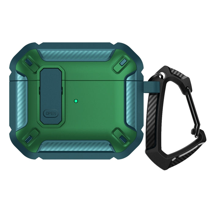 Funda protectora para auriculares Shield a prueba de golpes con gancho para AirPods 3