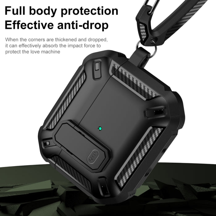 Funda protectora para auriculares Shield a prueba de golpes con gancho para AirPods 3