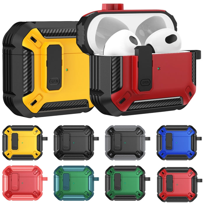 Funda protectora para auriculares Shield a prueba de golpes con gancho para AirPods 3