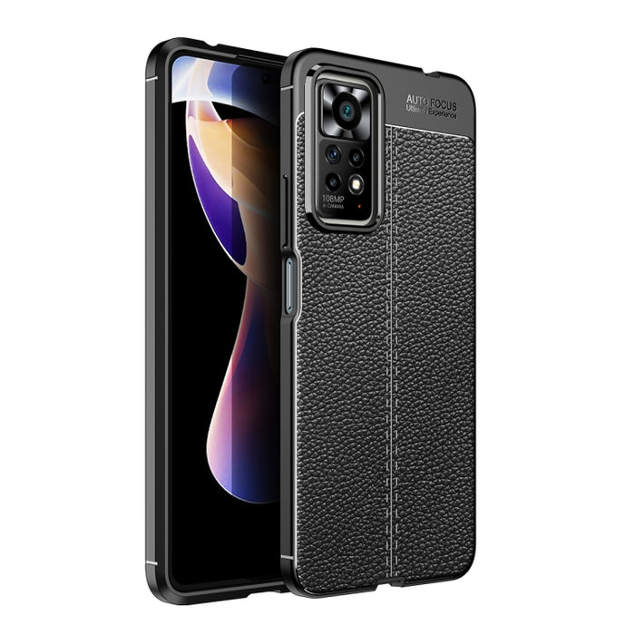 Funda de TPU para teléfono a prueba de golpes con textura Litchi, For vivo iQOO U5 / T1 India, For Xiaomi Redmi Note 11 Pro Global, For Xiaomi Redmi Note 11 Global