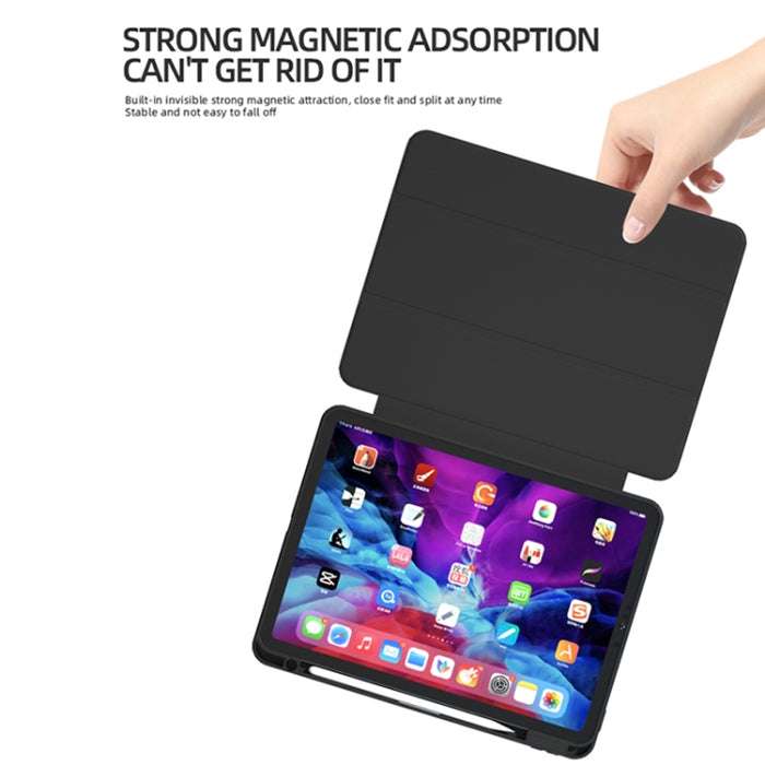Estuche magnético para tableta inteligente de cuero partido, For iPad mini 5 / mini 4, For iPad mini 6 / mini 2024, For iPad 9.7 2017 / 2018, For iPad Air / Air 2, For iPad Pro 10.5, For iPad Air 2022 / 2020 10.9, For iPad Pro 11 2020                  ...