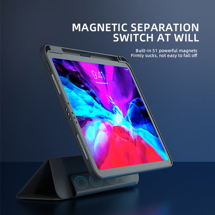 Estuche magnético para tableta inteligente de cuero partido, For iPad mini 5 / mini 4, For iPad mini 6 / mini 2024, For iPad 9.7 2017 / 2018, For iPad Air / Air 2, For iPad Pro 10.5, For iPad Air 2022 / 2020 10.9, For iPad Pro 11 2020                  ...
