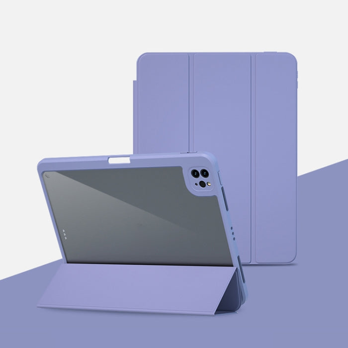 Estuche magnético para tableta inteligente de cuero partido, For iPad mini 5 / mini 4, For iPad mini 6 / mini 2024, For iPad 9.7 2017 / 2018, For iPad Air / Air 2, For iPad Pro 10.5, For iPad Air 2022 / 2020 10.9, For iPad Pro 11 2020                  ...