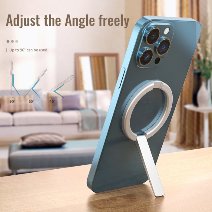 Soporte para teléfono con adhesivo trasero magnético R-JUST SJ20 para las series iPhone 12 y 13