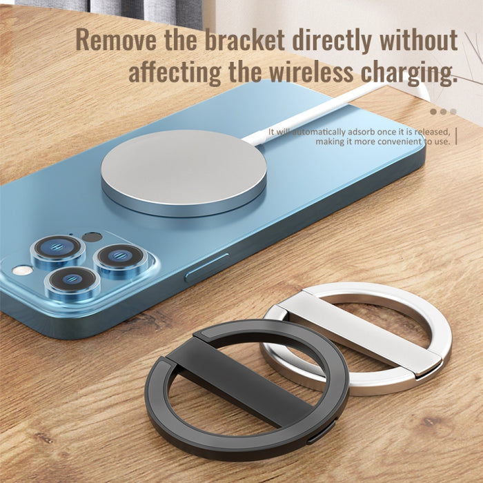 Soporte para teléfono con adhesivo trasero magnético R-JUST SJ20 para las series iPhone 12 y 13